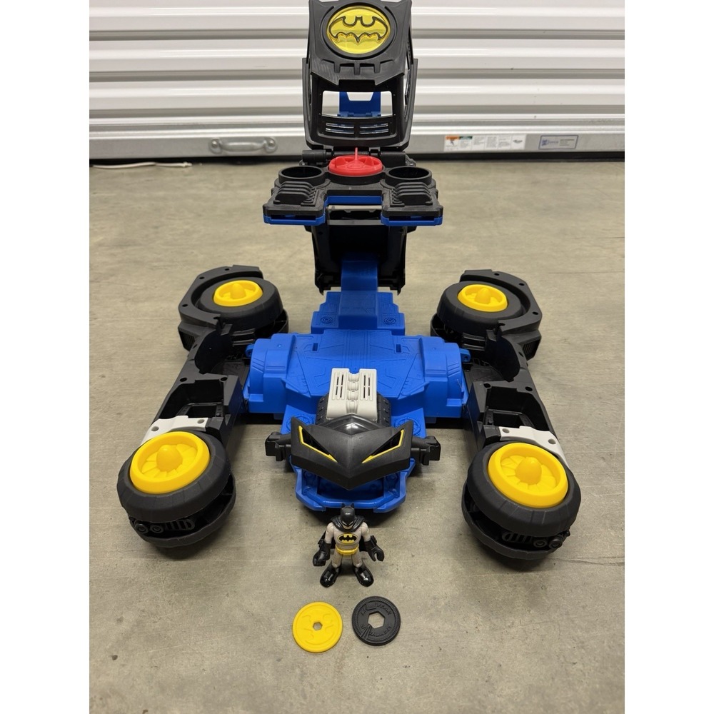 Fisher Price Imaginext DC Transforming BATMAN Batmobile R/C Car - Tested Works - Picture 9 of 15